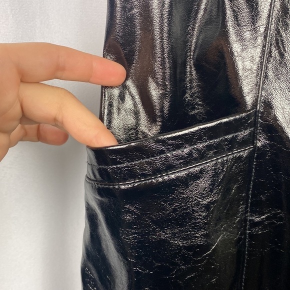 FREE People Star-Crossed Lovers Vegan Straight-Leg Pants - Size 4 - Picture 9 of 16